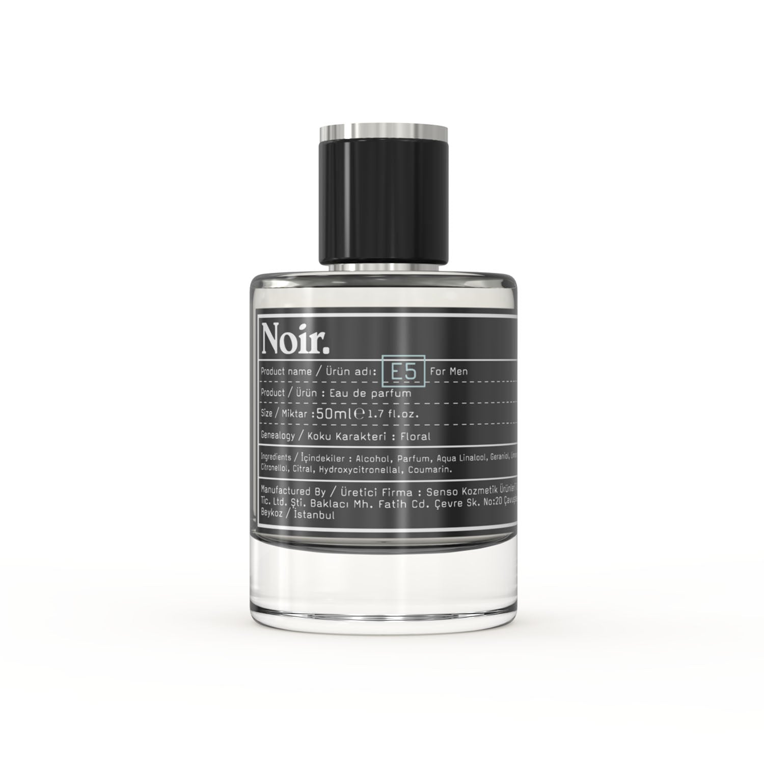E5 |  Spices, Petitgrain, Lavender, Green Notes, Grapefruit, Bergamot